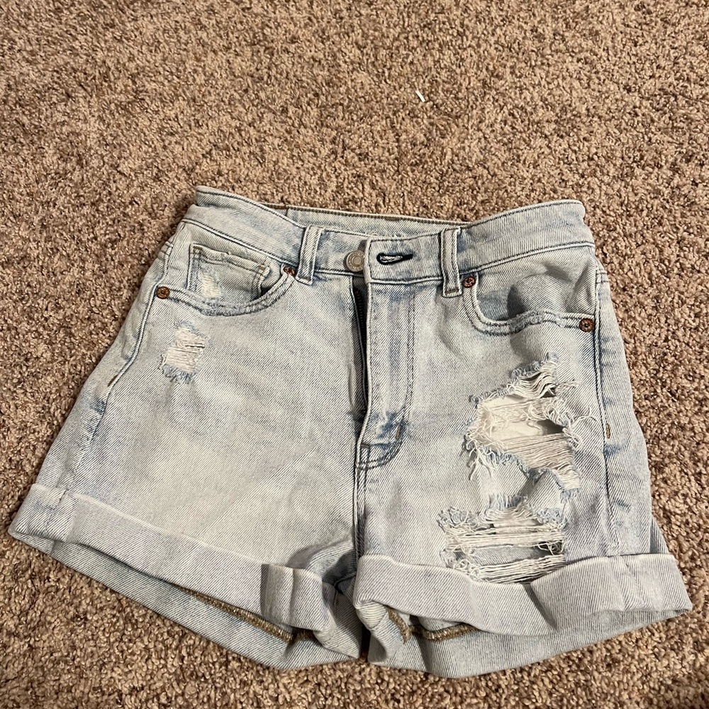 american eagle mom shorts
